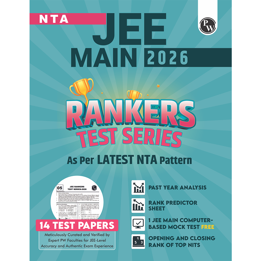 14 JEE Main Rankers Test Series 2026 As Per Latest NTA Pattern | Elaborated Solutions with Chapterwise Weightage Analysis & CBT Test & Rank Predictor