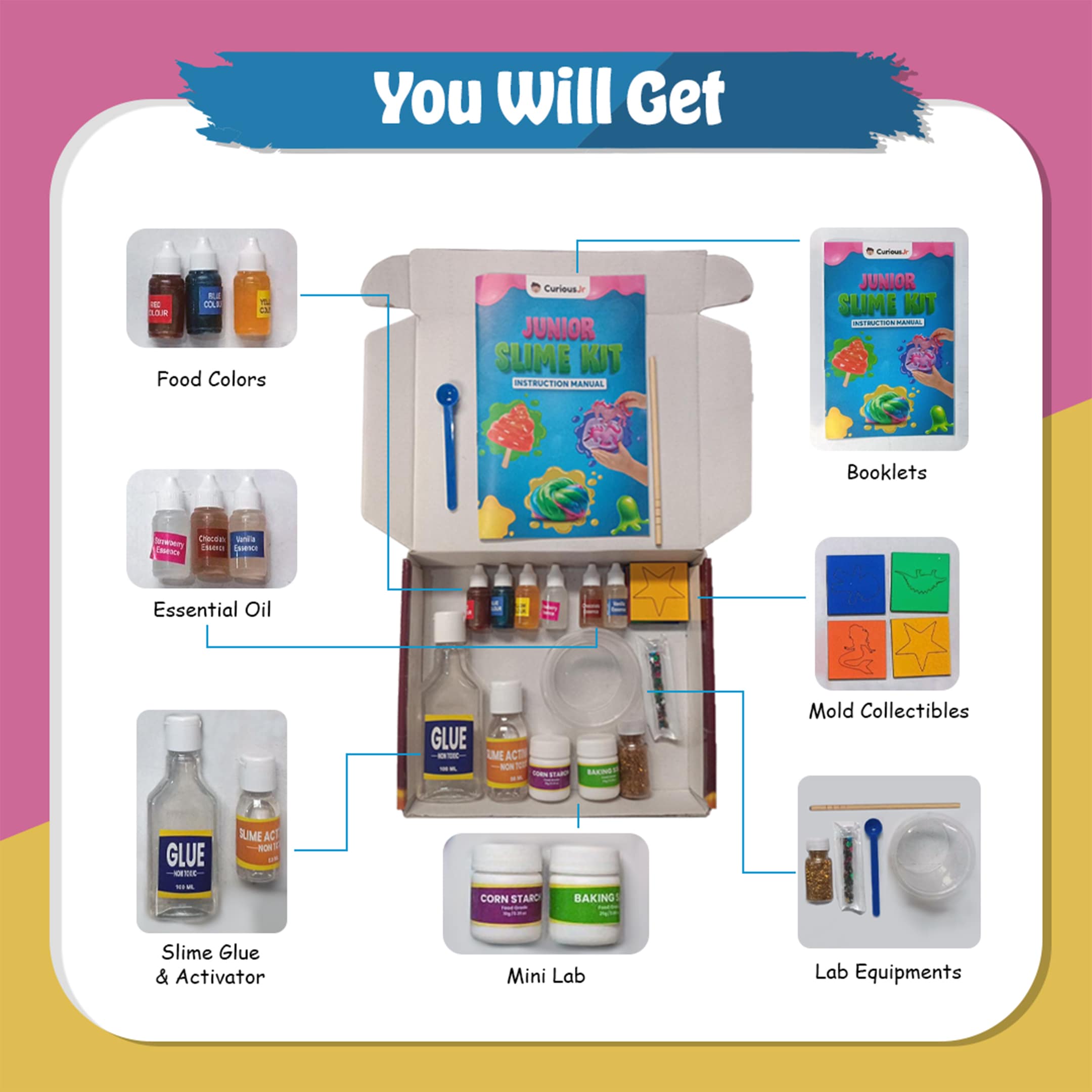 Slime Kit for Girls and Boys Age 4,5,6,7,8,9,10,11,12,13,14 Years Old, Unicorn, Astronaut, Mermaid, Dinosaurs, Glitters and Perfume Slime Kit | Birthday Gifts for Boys and Girls