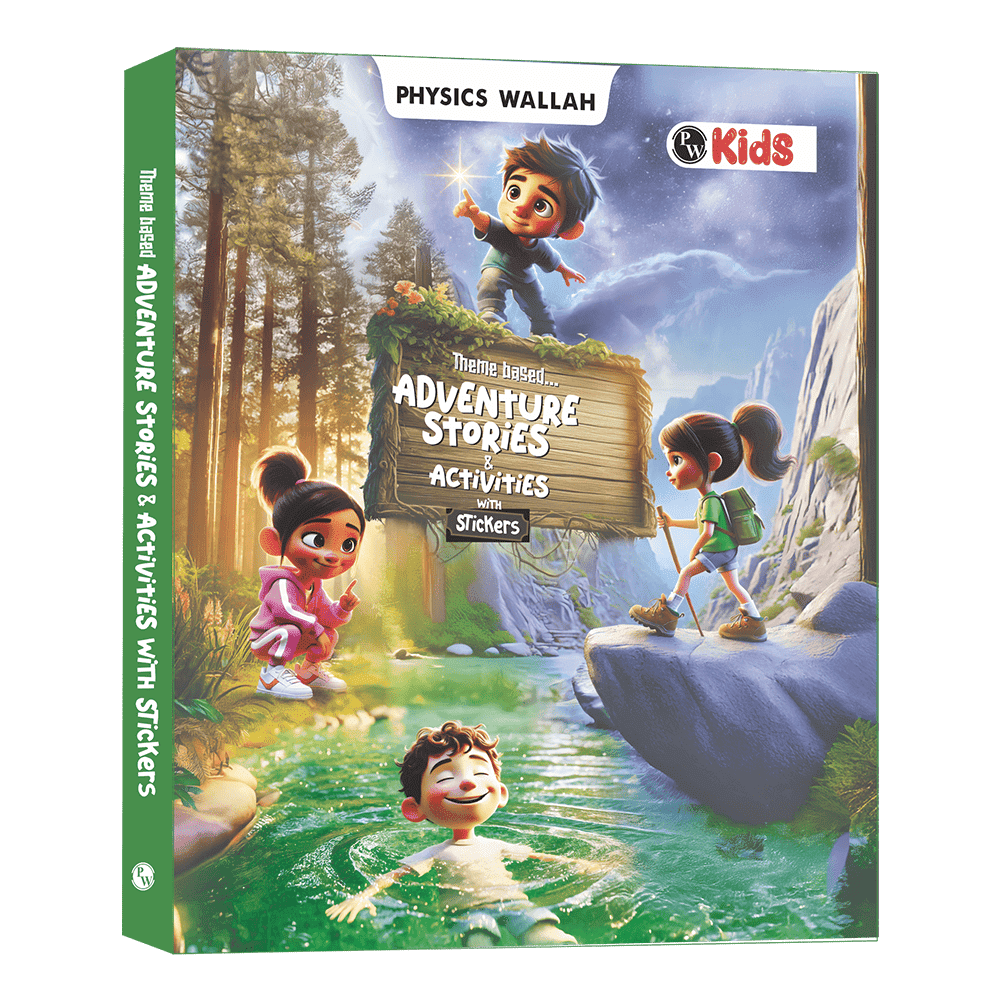 Adventure Story & Activity Books For Kids | Theme Based Set of 4 Books with Stickers For 4+ Years Old | Imaginative Stories with Colourful Pictures in English For Growing Kids