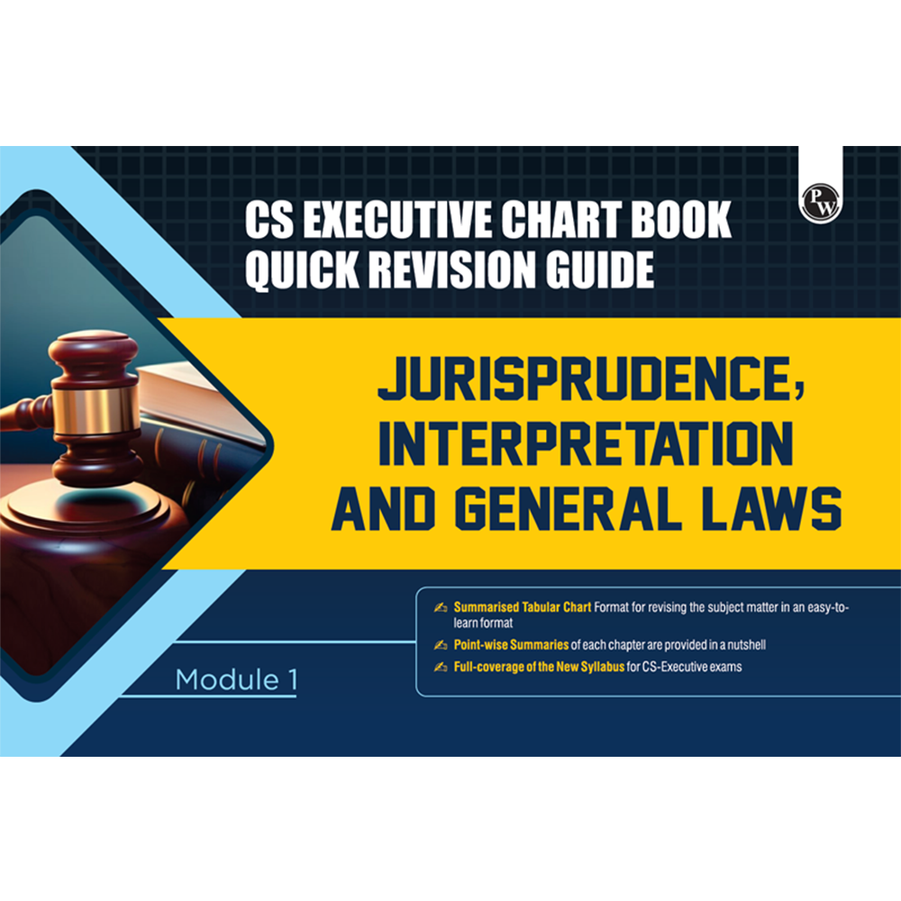 CS Executive Jurisprudence, Interpretation & General Laws Module-I for 2025