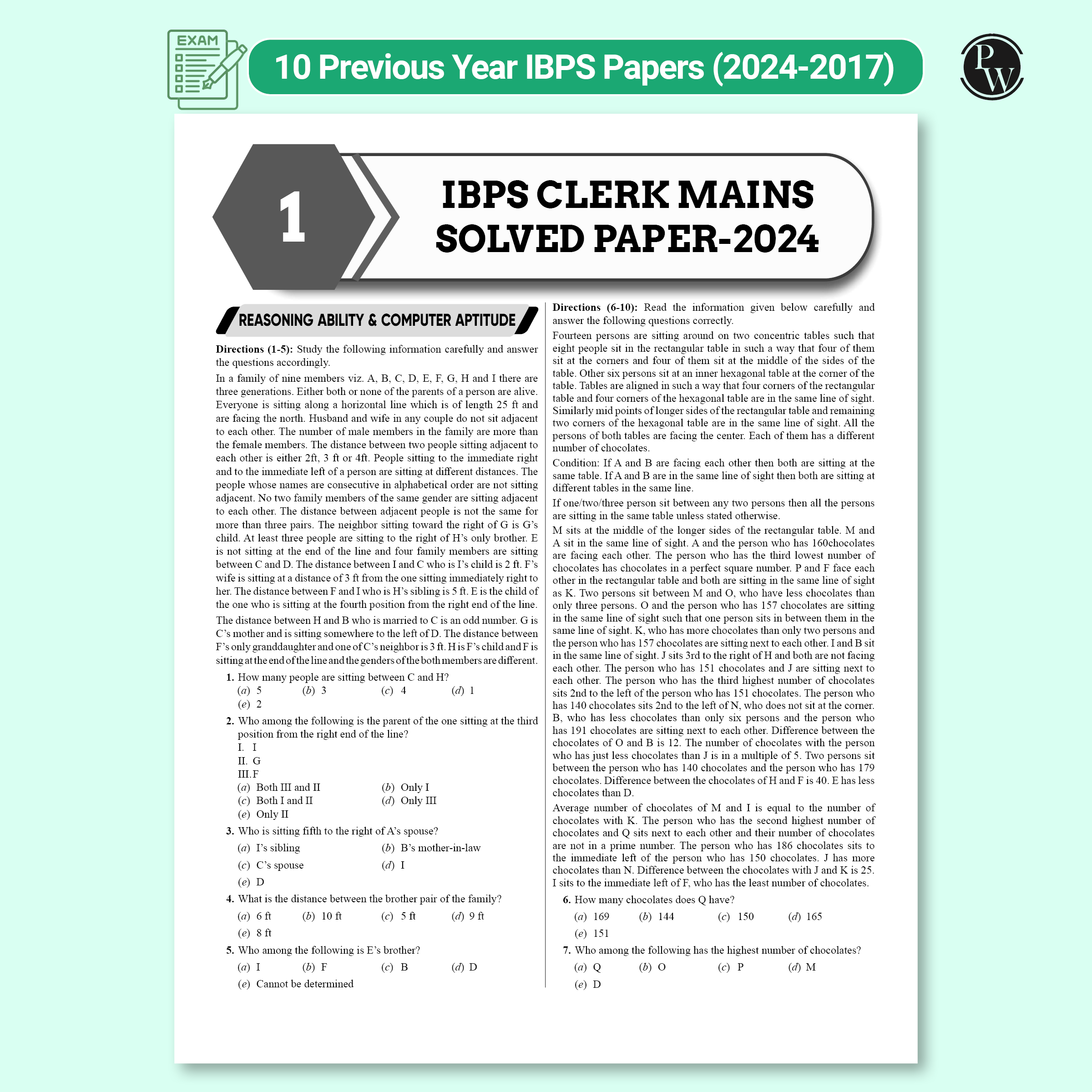 All in One IBPS Clerk Prelims & Mains Exams 2025-26 | Chapterwise Theory and Exercises | 10 Previous Solved Papers (Till Oct 2024) and 5 Online CBT Tests English Edition