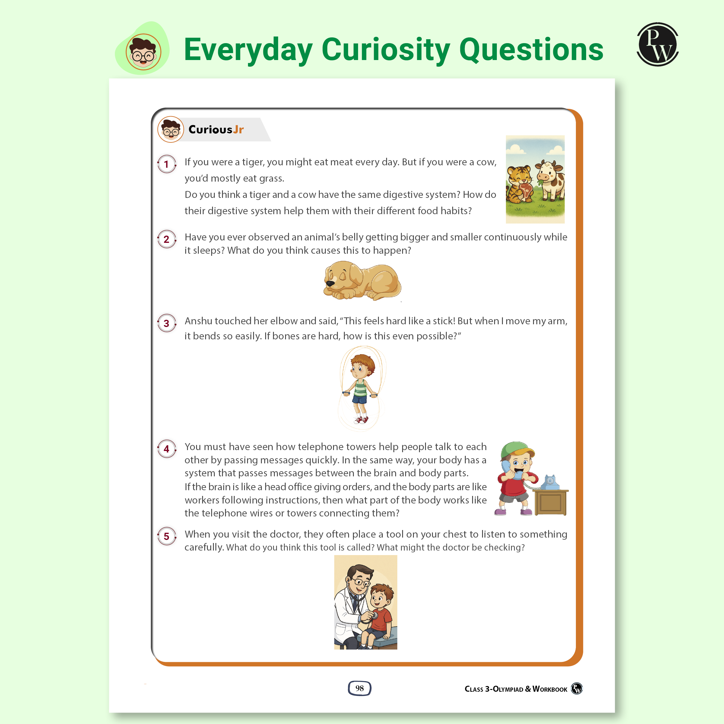 Olympiad Plus Workbook For Class 3 Science Prepguide, Concept Map, PYQs and Worksheets For After School Practice | NSO, ISO, iOS, Hindustan Olympiad, NSTSE and Others