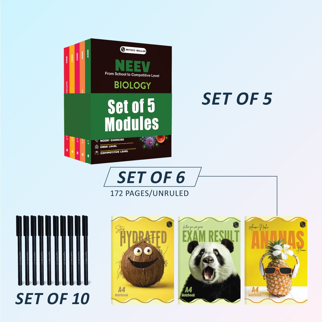 NEEV Class 9th English 2025 Edition +  172 page  notebook set of 6 and set of 10 pen