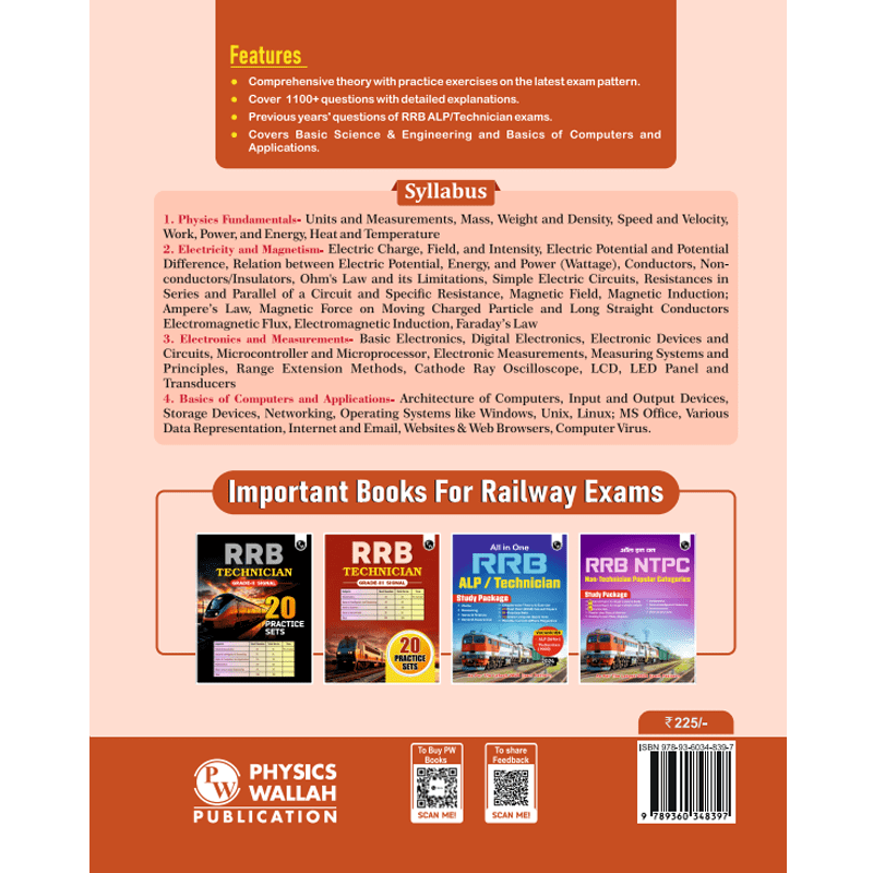 RRB Technician GRADE-I Signal Basic Science and Engineering and Basics of Computers and Applications