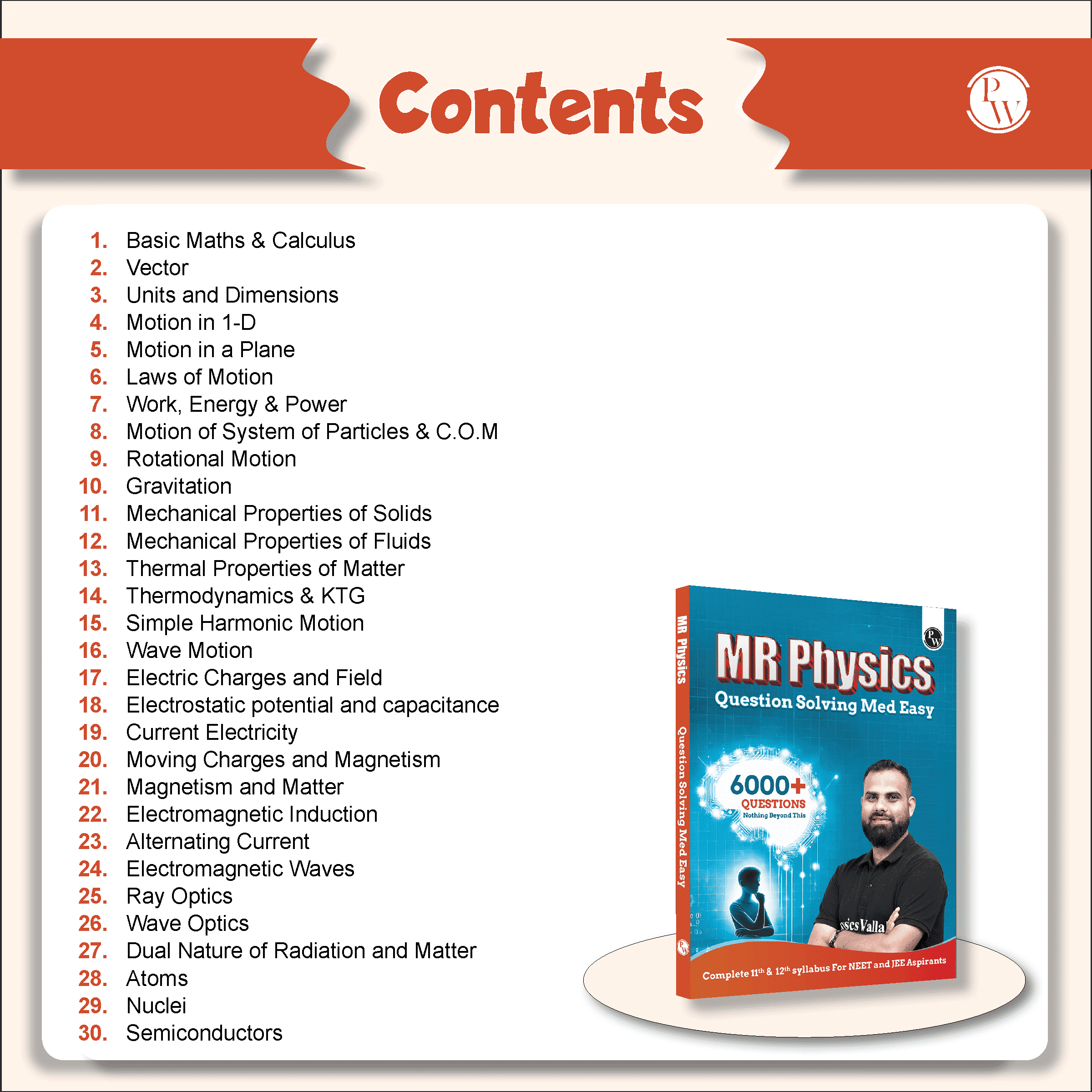 MR Physics Questions Solving Med Easy | Chapterwise and Topicwise 6000+ Practice Questions with Answer Keys | Complete Class 11 & 12 Syllabus For NEET and JEE
