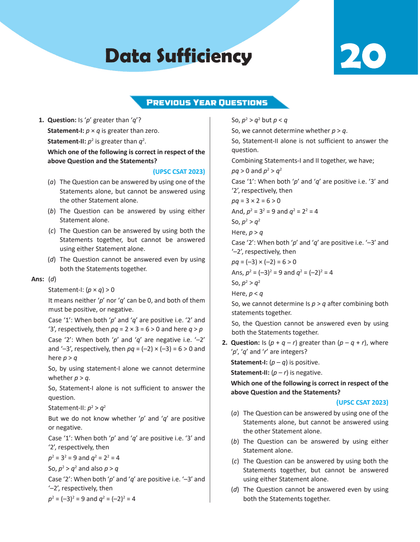 CSAT PYQ
