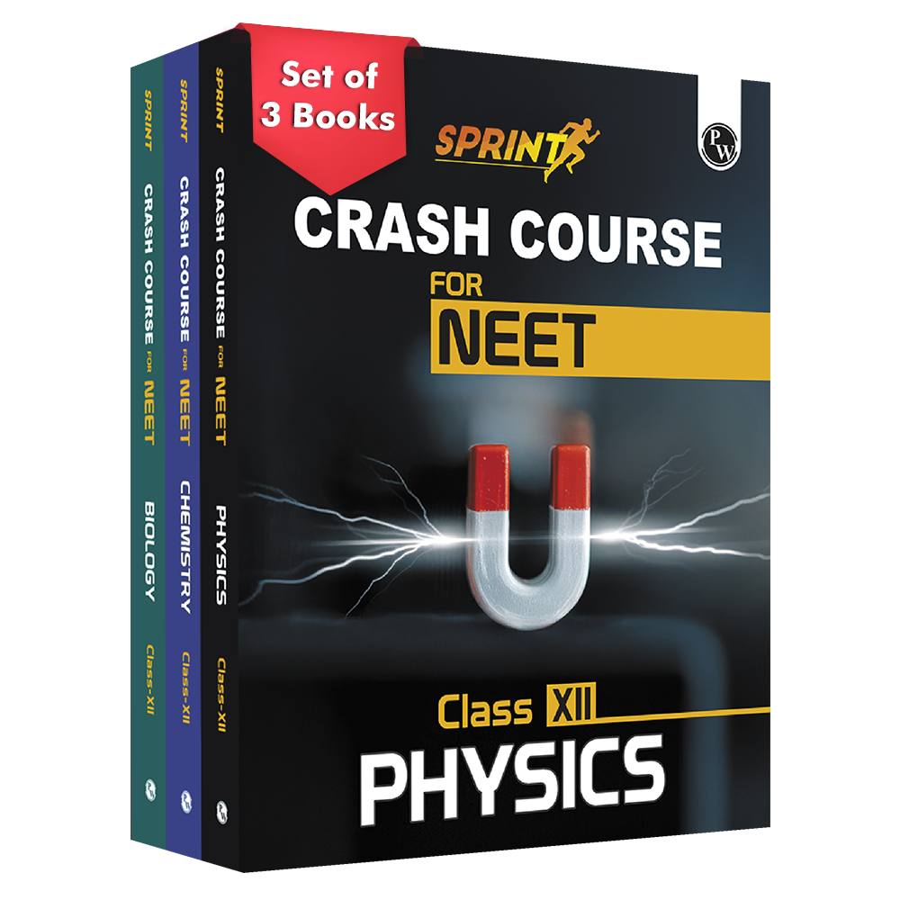 Sprint NEET Crash Course Class 12 Physics, Chemistry, Biology Combo Set of 3 Books For 2025-2026 Exams l 60 Days Study Plan l Crisp Theory & Levelwise Questions