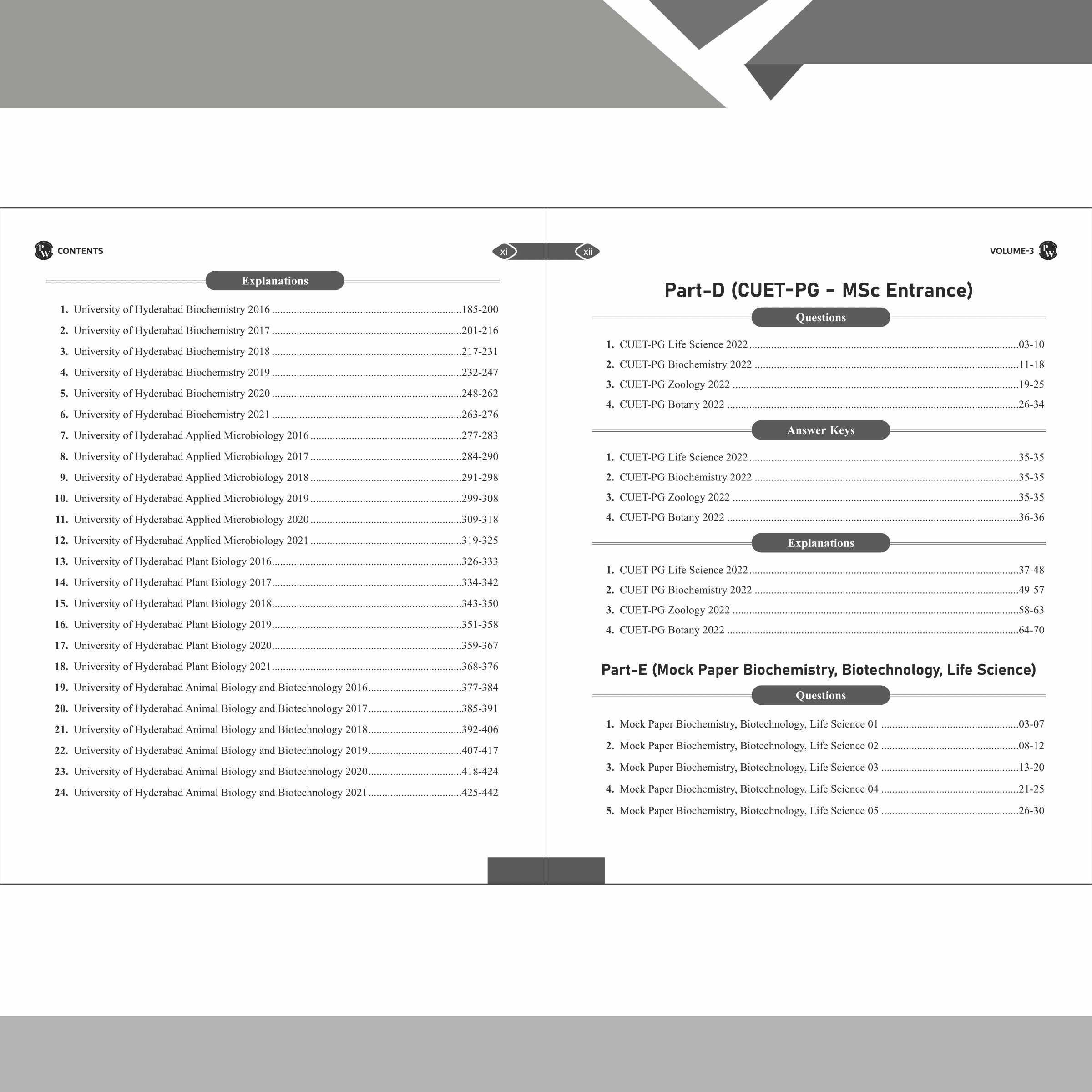 Mega Solution Series Biotechnology Biochemistry Microbiology Volume 3 by Debasish Kar For CUET-PG 2024-2025 Exams