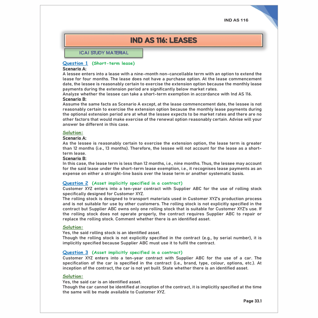 CA Final Financial Reporting - Question Bank (Volume-2) By CA Nitin Goel | Applicable For November 2025 & Onwards