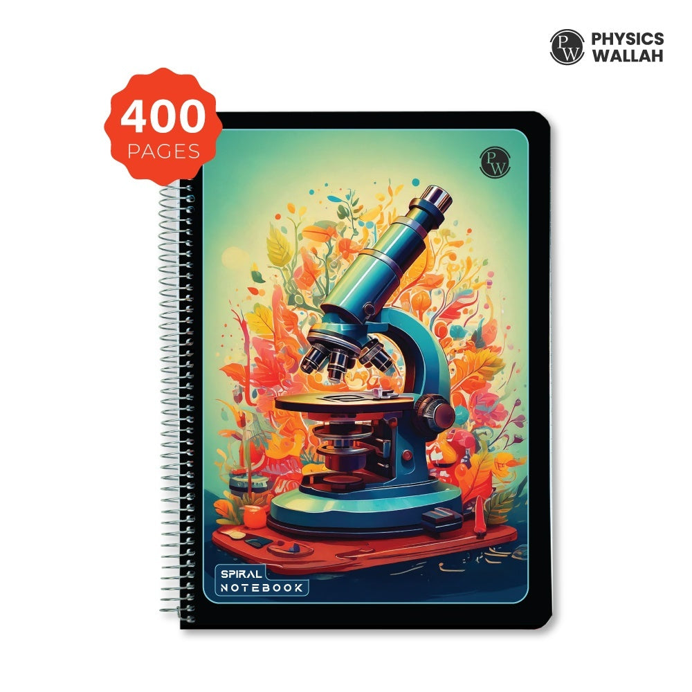 400 Pages A4 Size Spiral Binding Notebook  | Ruled Register Notebooks for Students & Office |  Spiral Register for Writing & Note-Taking