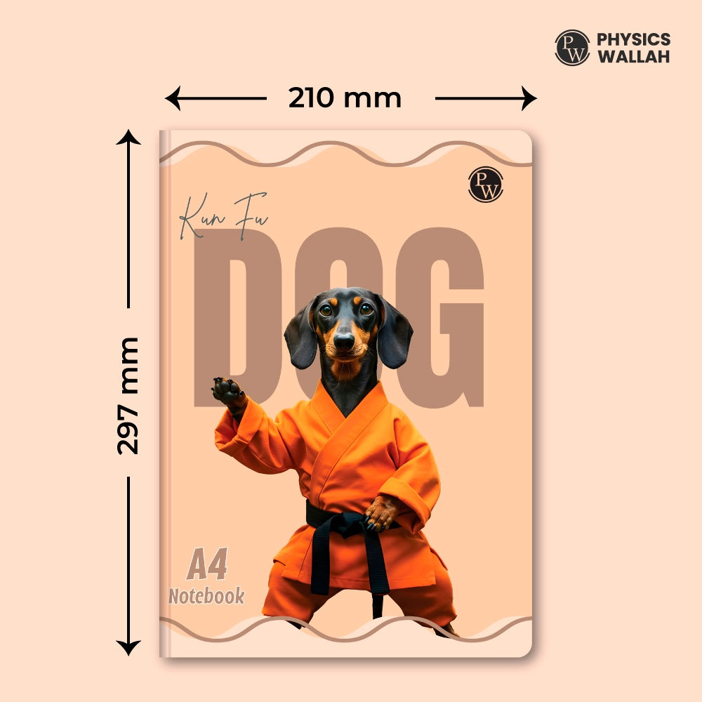 300 Pages A4 Notebook | Single line | Ruled Notebook for School, College & Office Use | Smooth Paper | Durable Cover