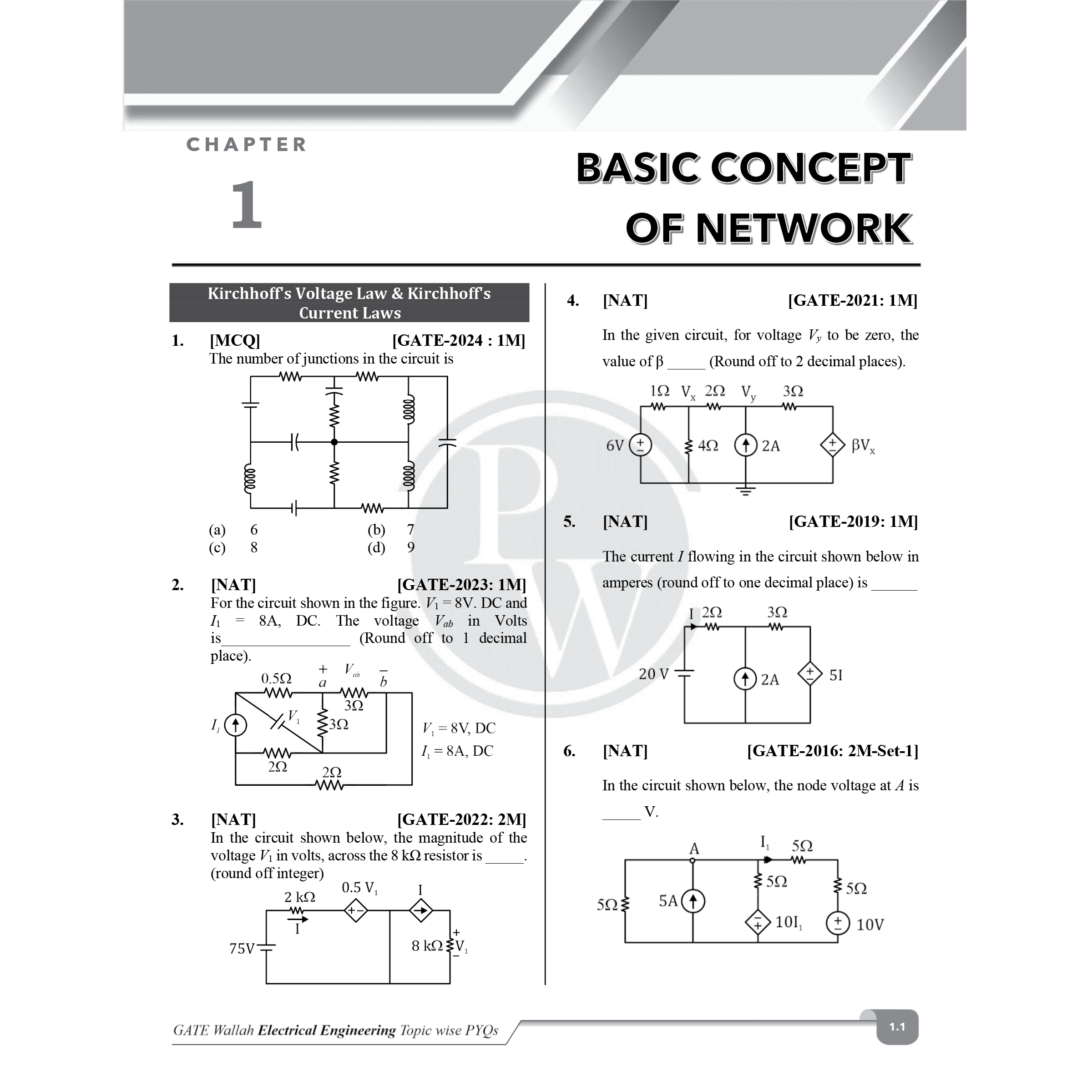 GATEWALLAH Electrical Engineering and Engineering Mathematics & General Aptitude Combo Set of 2 Books Topicwise Previous Years Solved Questions with Video Solutions For 2026 Exams