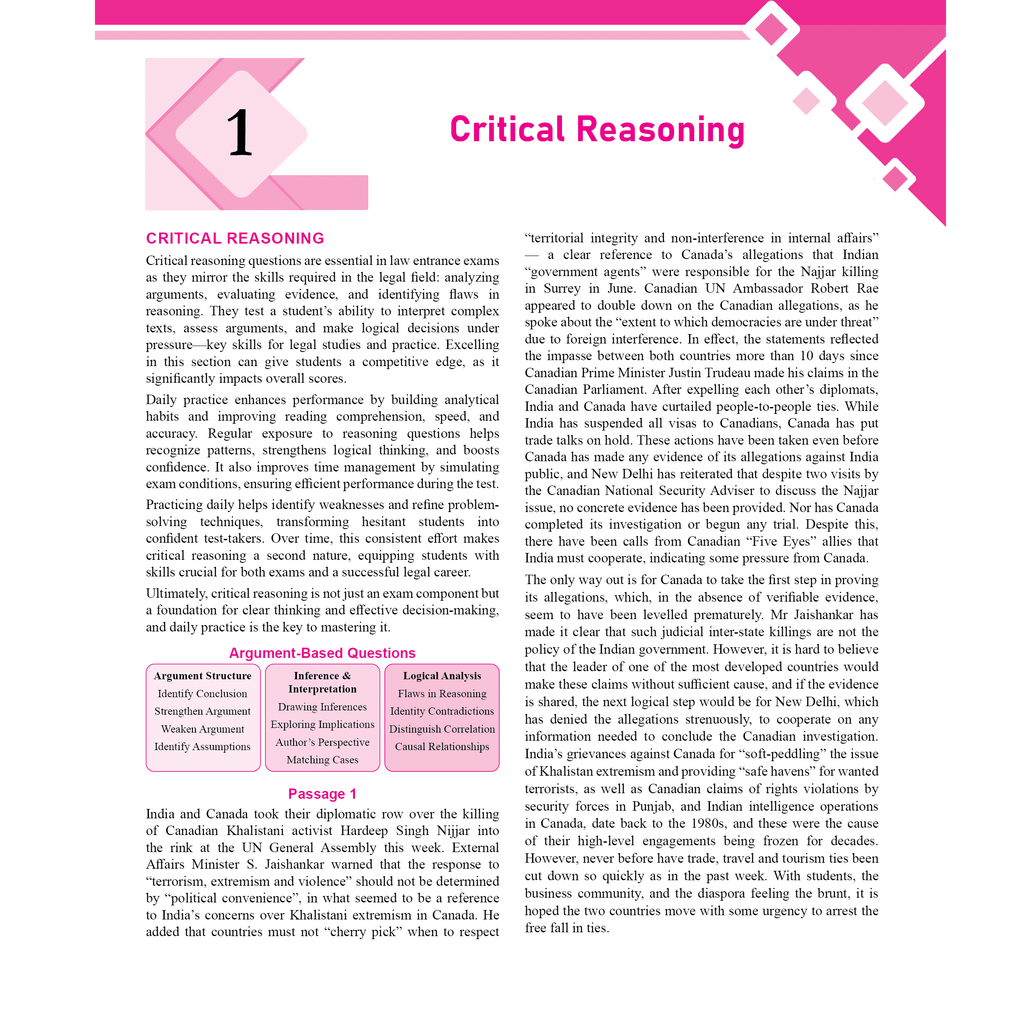 CLAT Complete Logical Reasoning Module Set of 2 For CLAT, AILET & OLETs Exams 2026 Latest Edition