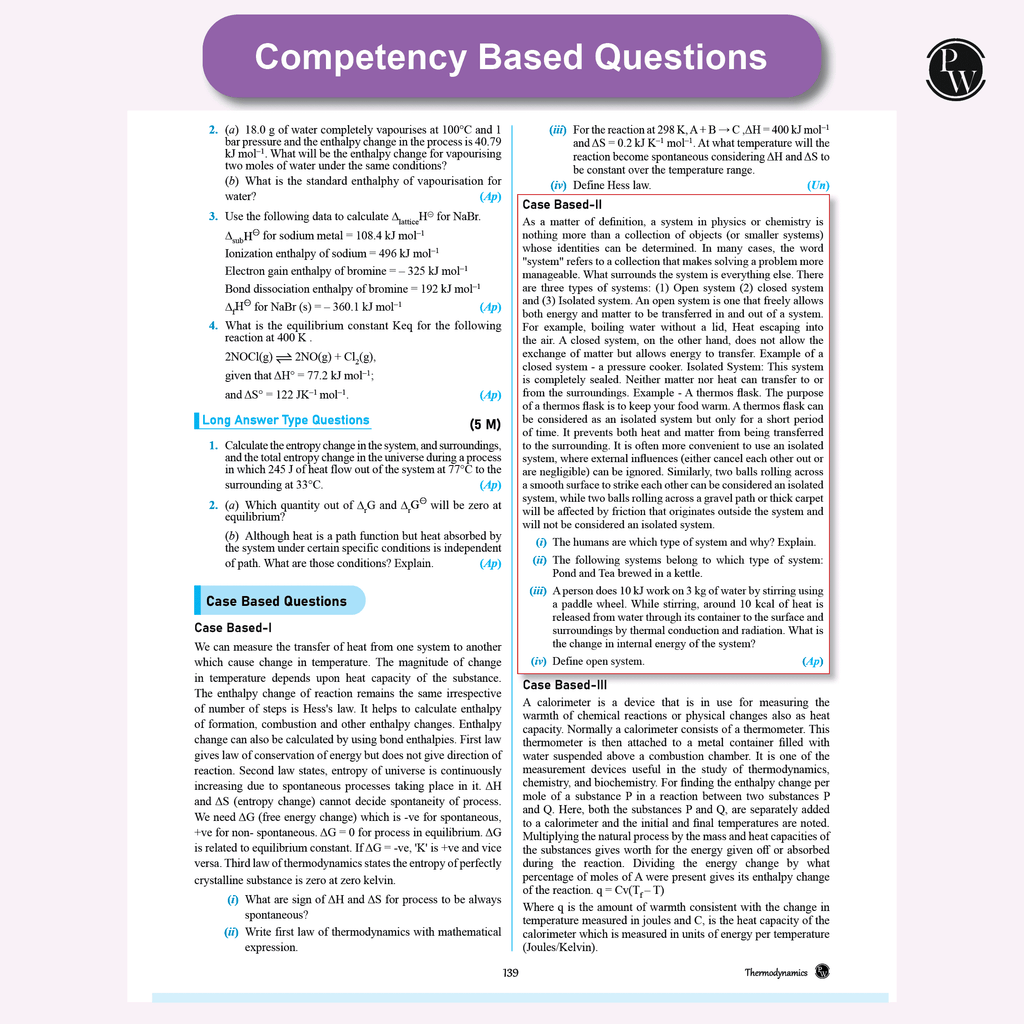 CBSE Question & Concept Bank (QCB) Class 11 Chemistry Chapter-wise and Topic-wise Solved Questions For 2026 Exams with Competency Based Question