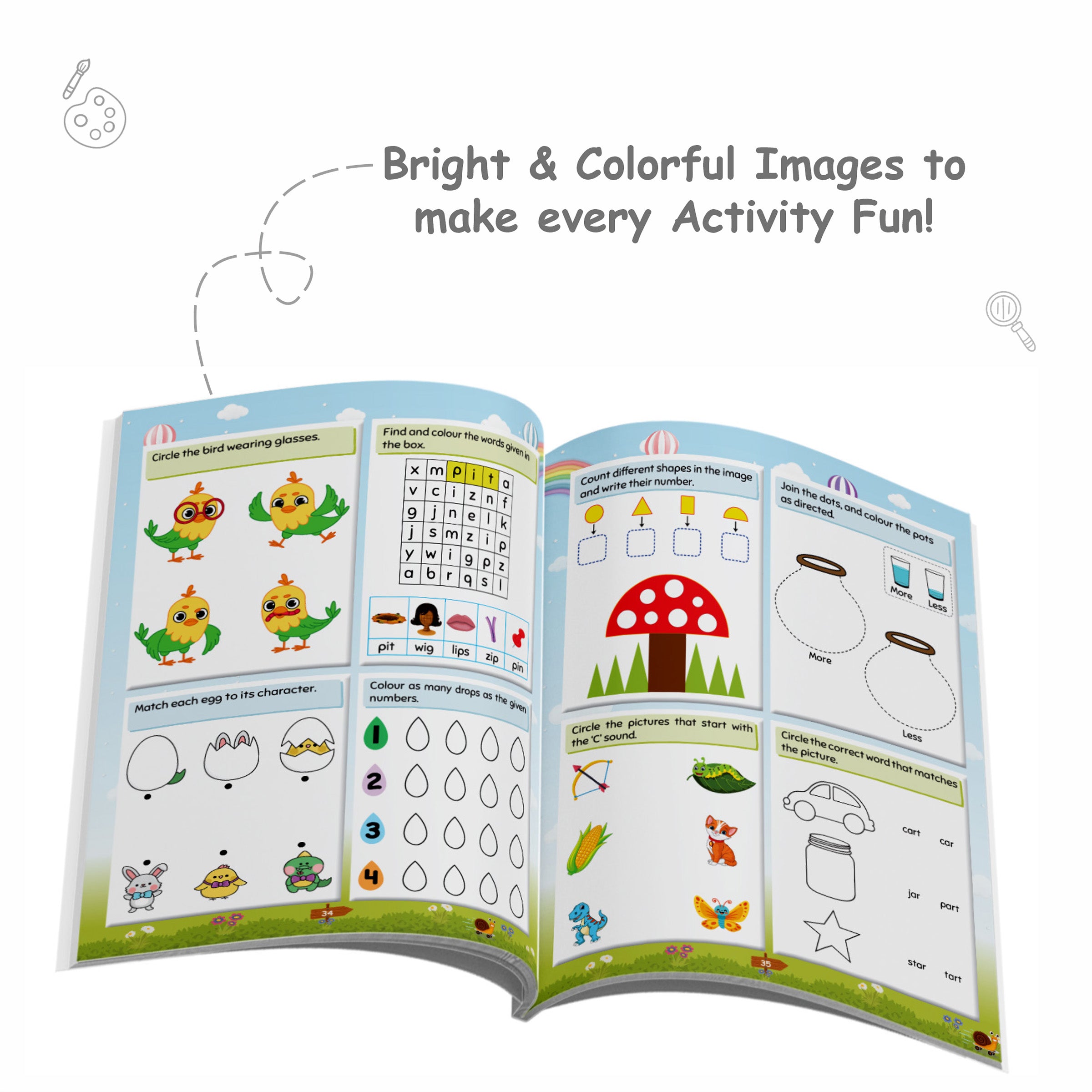Activities Book For Kids Aged 3+ Years Old | 200+ Adventure Activities | Puzzles, Mind Games, Maze and Challenges Filled Activity Book For Growing Kids & Screen-Free Fun