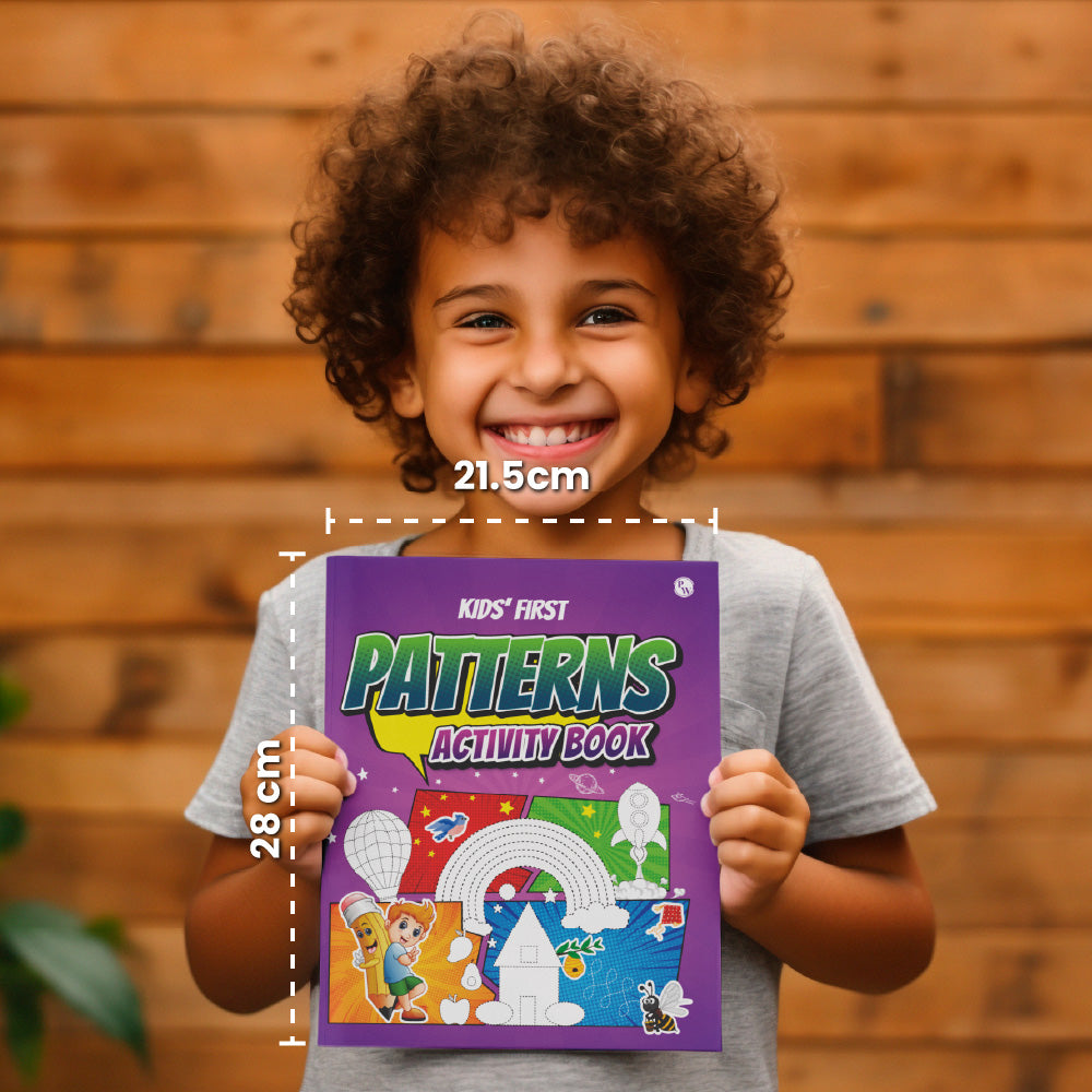 Kids First Patterns Activity Book l Practice Patterns with Fun Activities for Children Ages 1, 2, 3, 4, 5 Years