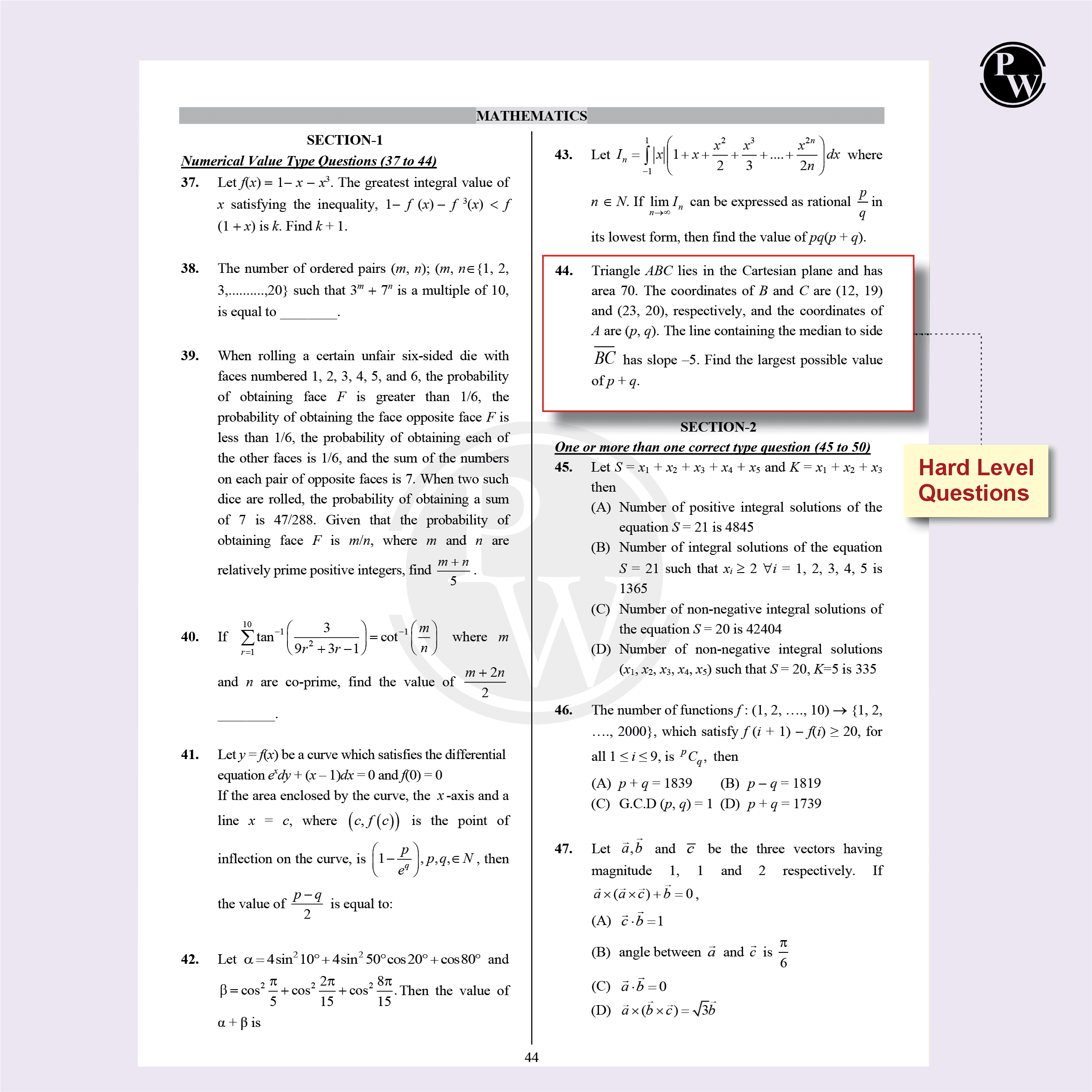 JEE Main & Advanced Rankers Test Series 2025 Combo Set of 2 Books As Per Latest Exam Pattern | Elaborated Solutions with College Cutoff and Past Year Paper Analysis