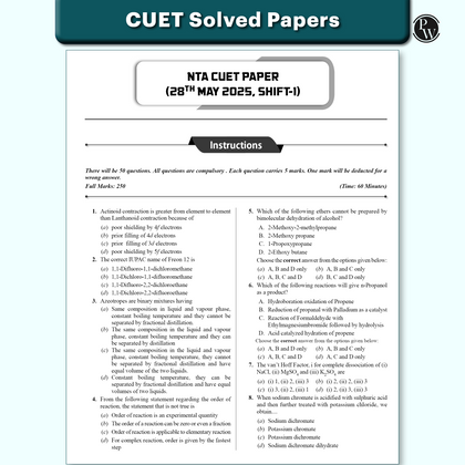 Cuet Question Bank 2025