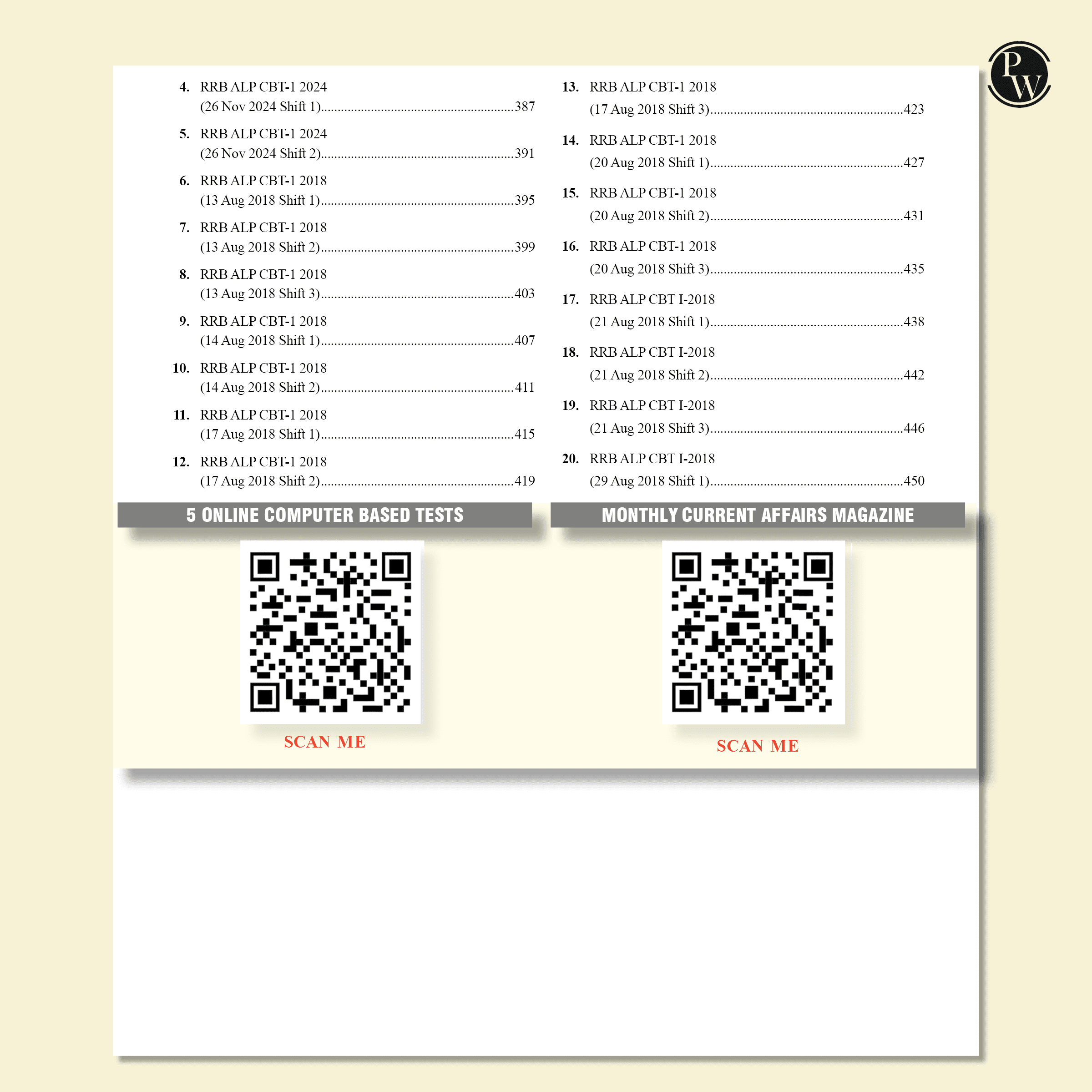All in one RRB Assistant Loco Pilot (ALP) 2025 CBT-1 Study Package with Chapterwise Theory and Exercises | 20 Previous Solved Papers 2024 & 2018 (PYQs) and 5 Online CBT Tests