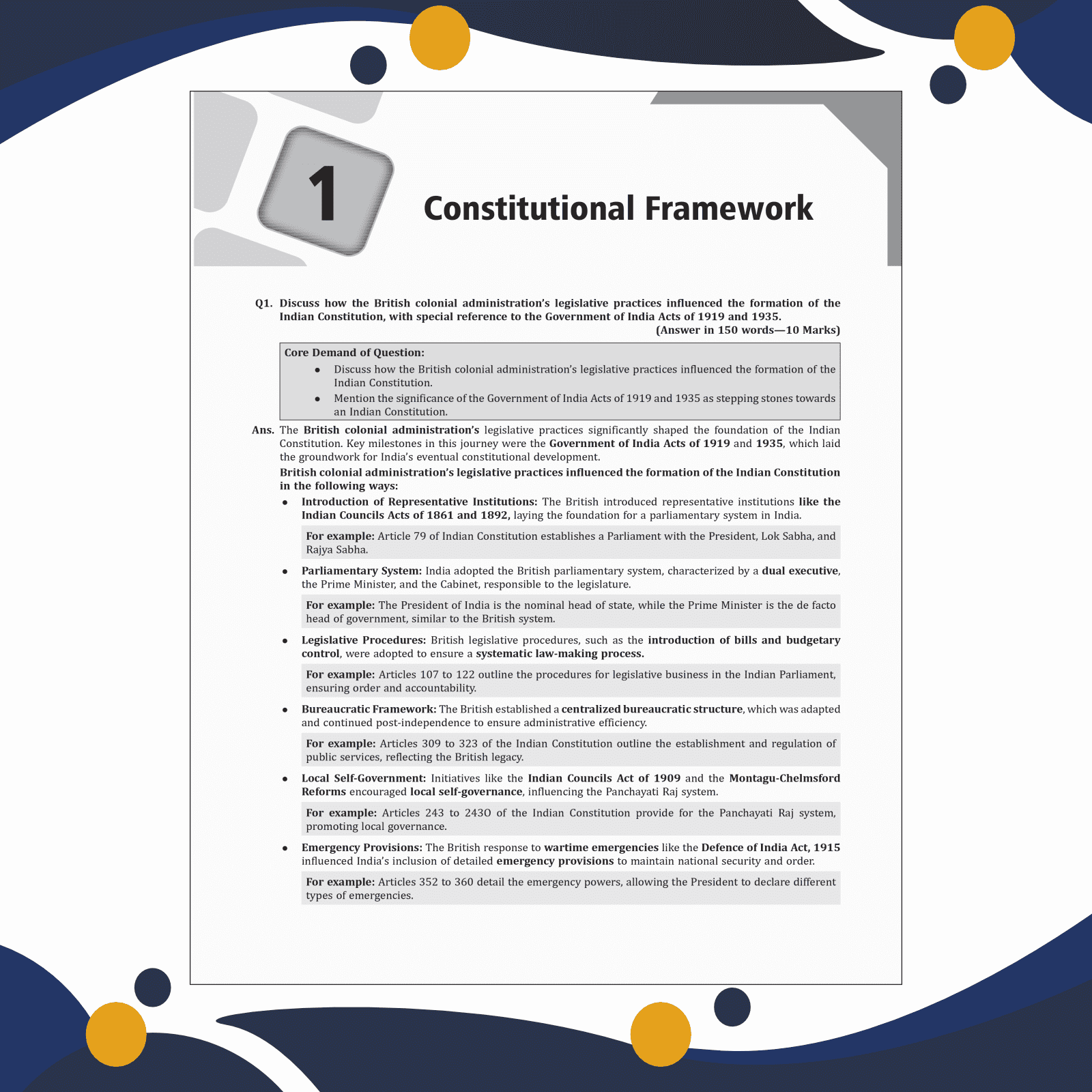 UPSC Mains Wallah Q & A Bank General Studies Papers 1 to 4 Combo Set of 4 Books For Civil Services Mains Exams