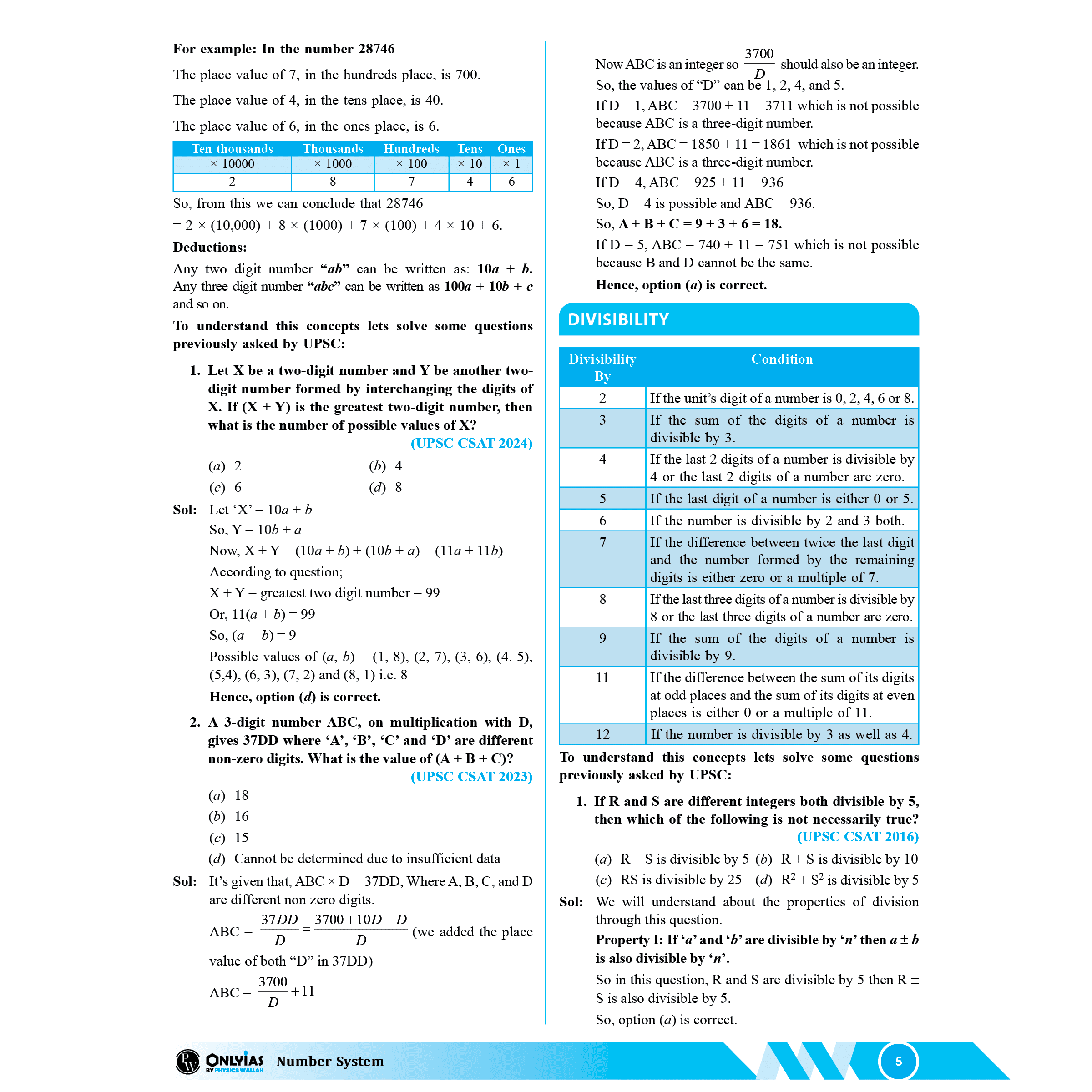 UDAAN (Prelims Wallah Static) CSAT For 2025 Exams