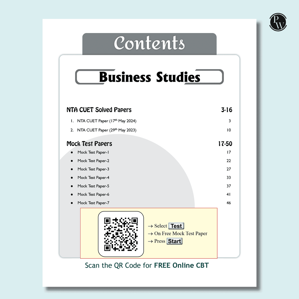 NTA CUET UG Commerce Combined Mock Test & Past Year Papers (Accountancy, Business Studies, Economics, Maths) For 2025 Exams, NTA-like Test Booklet with OMR Sheet, FREE Online CBT